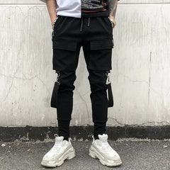 Trendy Men's Harem Pants with Strap - Casual Style