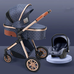 Folding Shock-Absorbing Baby Stroller