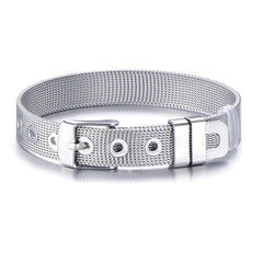Keeper Mesh Bracelet with Adjustable Titanium Steel Band
