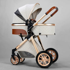 Folding Shock-Absorbing Baby Stroller