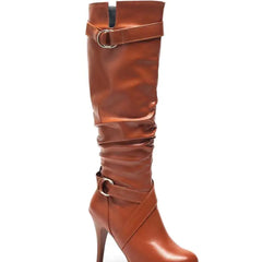 Stylish Simple High-Heeled Platform Stiletto Boots