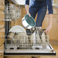 Stainless Steel Large Pet Water Bowl with Splash Guard