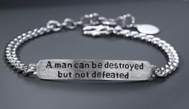 Vintage Thai Silver Bracelet for Men's Fashion