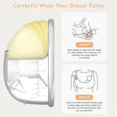 Portable Electric Wearable Mute Breast Pump All-in-One