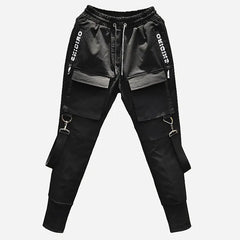 Trendy Men's Harem Pants with Strap - Casual Style