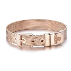 Keeper Mesh Bracelet with Adjustable Titanium Steel Band