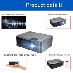 Portable High-Definition Wireless Projector for Home