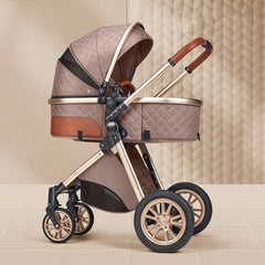 Folding Shock-Absorbing Baby Stroller