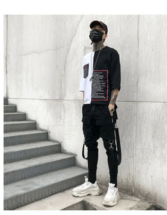 Trendy Men's Harem Pants with Strap - Casual Style